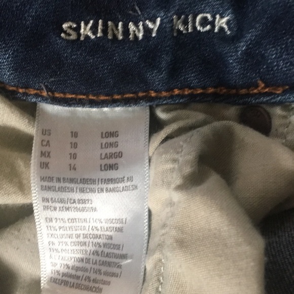 3-pair bundle American Eagle Skinny Kick 10 LONG - Picture 3 of 5